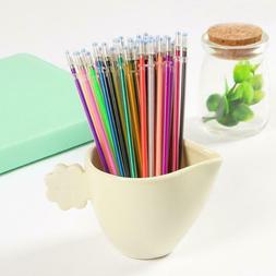0.8mm Replacement Multicolor Ink Pen Refills Writing Office 