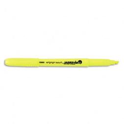 Universal 08852 Pocket Clip Highlighter, Chisel Tip, UNV0885