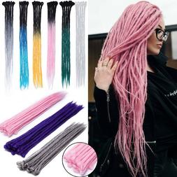 100% Real Thick Dreadlock 24" Highlight PINK Afro Reggae Bra
