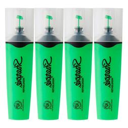 Sharpie 12 Clear View Chisel Tip Highlighters, Green 