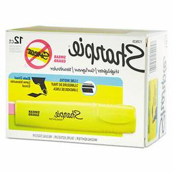 Sharpie 1825629 Blade Tip Highlighter, Yellow, Pack of 12