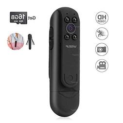 WISEUP 8GB 1920x1080P HD Motion Detector Camera Portable Mee
