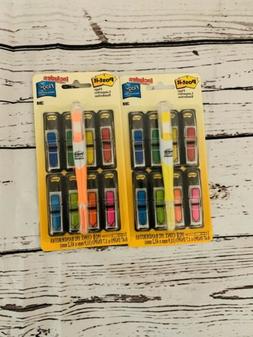 2 Packs of 200! New! Post-it Flag Value Pack and Highlighter