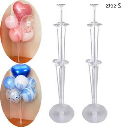 GuassLee 2 Sets Balloon holders Tabletop Balloon Stand Ballo