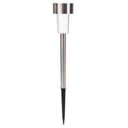 24PC Garden Lawn Lamp Solar Tube Stainless Steel Highlight W
