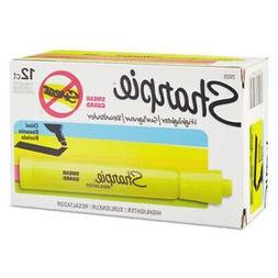 Sharpie 25025 Accent Tank Style Highlighter, Yellow, Dozen 