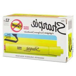 Sharpie 25025 Accent Tank Style Highlighter, Yellow, Dozen 