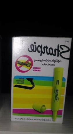 S Chisel Tip Fluorescent Yellow 12-count  New