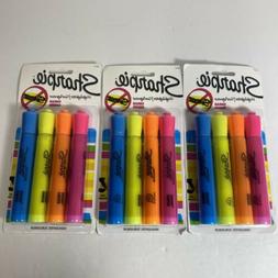 Sharpie 25053 Tank Highlighters, Chisel Tip, Assorted Colors