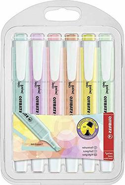STABILO 275/6-08 Wallet Swing Cool Pastel Highlighter 