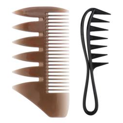 2x Multi-role Hair Combs for Dye Section Coloring Highlighti