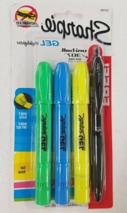 + 1 Black Uni-ball 307 Gel Pen Set