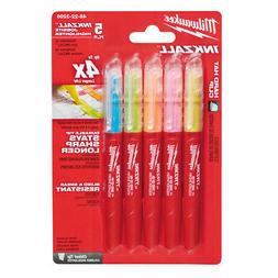 Milwaukee 48-22-3206 5PK INKZALL Variety Color Jobsite Highl