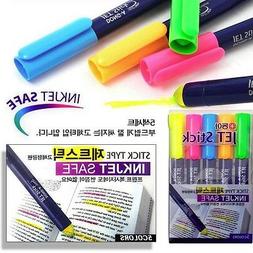 S Solid Jet Stick Fluorescent Marker Pen Text Liner Crayon