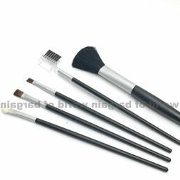 5 Makeup BLUSH Brush Set Face Eyebrow Cosmetic Round Bronzer