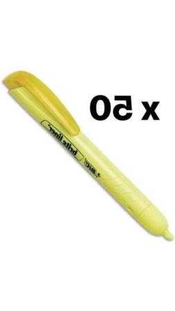 50 Pieces! BIC Brite Liner Retractable Highlighter, Fluoresc
