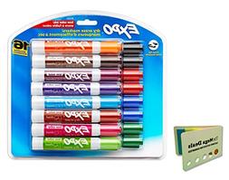 Expo 81045 Low-Odor Dry Erase Markers, Chisel Tip, 16-Pack, 