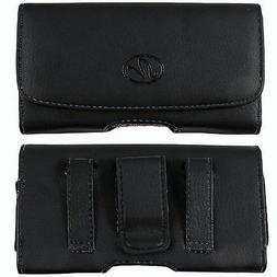 Large Leather Case Holster fits w/ Otterbox on for T-Mobile 