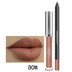 Long Lasting Lipstick Waterproof Matte Liquid Gloss Lip Line