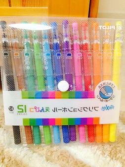 Pilot Frixion Colors Erasable Gel Ink Pens - 12 Colors Set