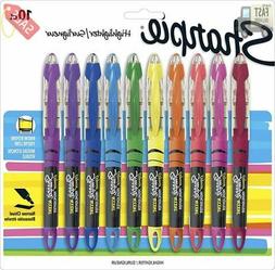 S-liquid Highlighter, Narrow Point, 10/st, Assorted