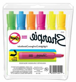 S-tank Highlighter, Chisel Point, 6-color/set, Fluorescentas