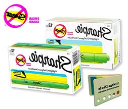 S, Fluorescent Green, Chisel Tip, Smear Guard; 1 Dozen Tank 