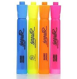 Sharpie Accent Highlighters, Assorted Colors, Pack of 4