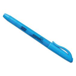 Sharpie Accent Pocket-Style Highlighters, Fluorescent Blue, 