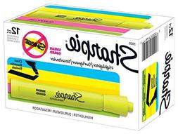 Sharpie Accent Tank Highlighters, Chisel Tip, Fluorescent Ye