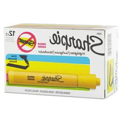 Sharpie Accent Tank Highlighters, Chisel Tip,Yellow, 36-Coun
