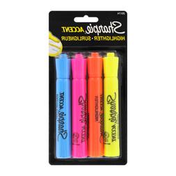 S, 4 Colored Highlighters