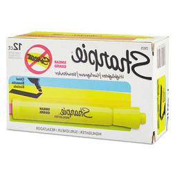 Accent Tank Style Highlighter, Chisel Tip, Fluorescent Yello