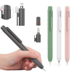 Apple Pencil Case Holder Built In Clip Spring Button Retract