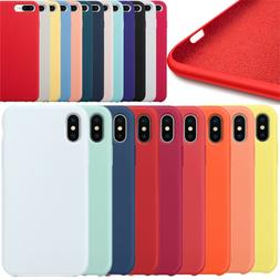 Back Cover Original Silicone Case Liquid Gel For Apple iPhon