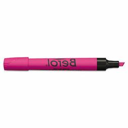 Berol Chisel Tip Highlighters, Pink, Box of 12 