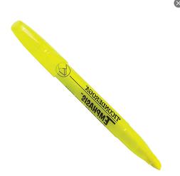BOX OF 12  TICONDEROGA Emphasis Fluorescent Highlighters, Ch