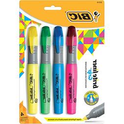 With Rubber Grip, Chisel Tip, Assorted