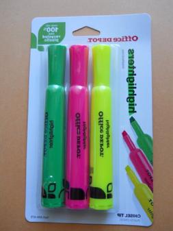 Office Depot Brand Chisel-Tip Highlighter, Assorted, Pack Of