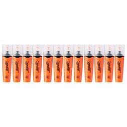 Sharpie Clear View Highlighter, Chisel Tip, 12-Pack, Orange 