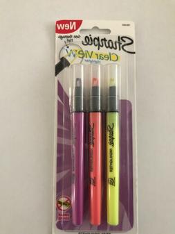 See Through Tip Marker Pen Assorted Colors 3 Pack