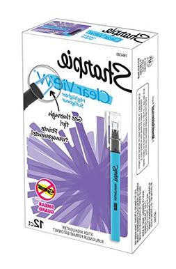 Stick, Chisel Tip, Fluorescent Blue, Box Of 12