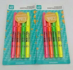 S No Smear 8 Pack Long Life Green Pink Yellow Orange
