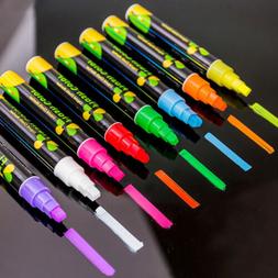 Wet Liquid Chalk Neon Marker Pen Dry Erase