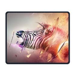 Computer Gaming Mouse Pad Zebra Head Band Fantasy Pattern La