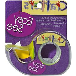 Lee Products Crafter's Easy See Removable Craft Tape, 0.5-In