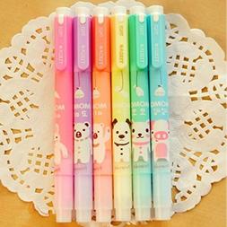 S Pens Fluorescent Ink Markers 6 Different Colors Set For Bo