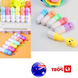 S 6 Piece Set Fun Faces Anime Pastel School Prank Au