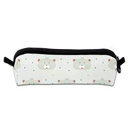 OLGCZM Cute Teddy Bear Pattern Design for Kids Pencil Case,P