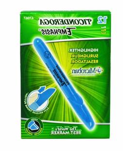 Ticonderoga Emphasis Fluorescent Highlighters, Desk Style, C